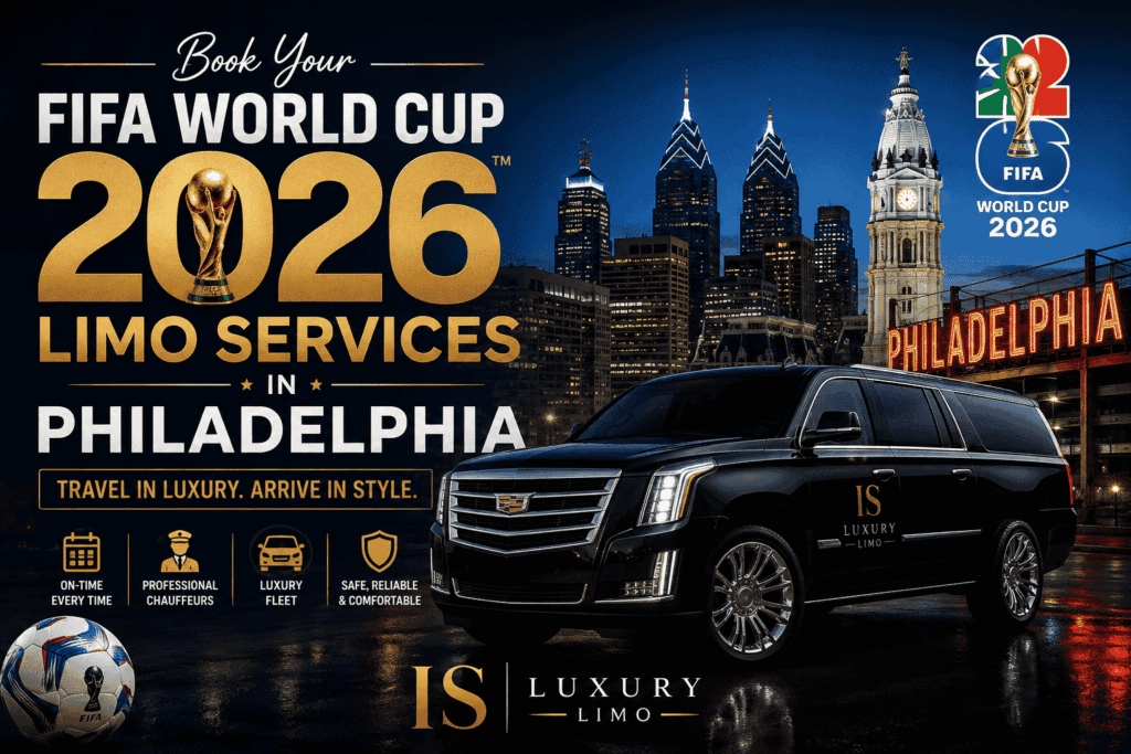 Book Your FIFA World Cup 2026 Limo Services in Philadelphia at IS Luxury Limo